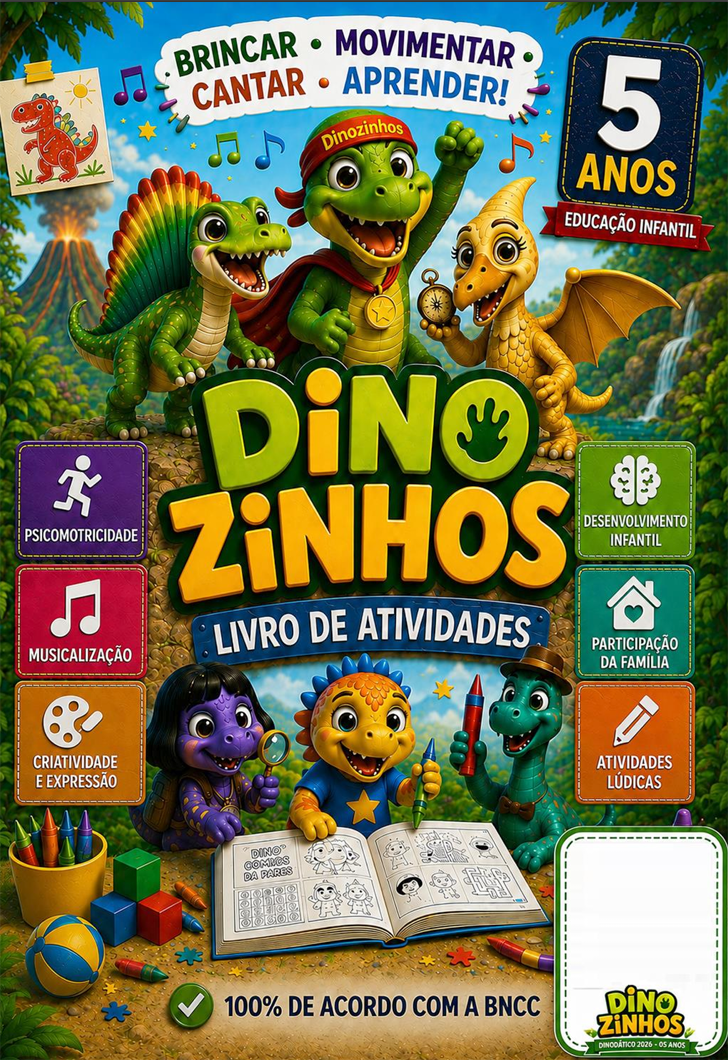 Caderno aluno 05 anos - Capa