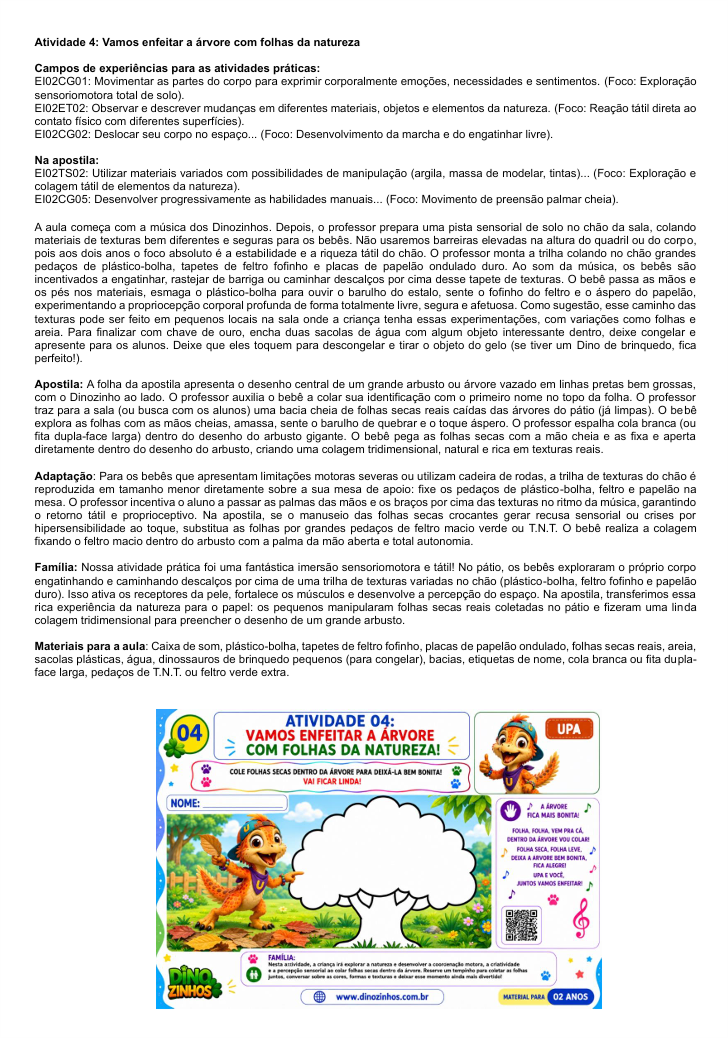 Caderno professor 02 anos - Atividade 4