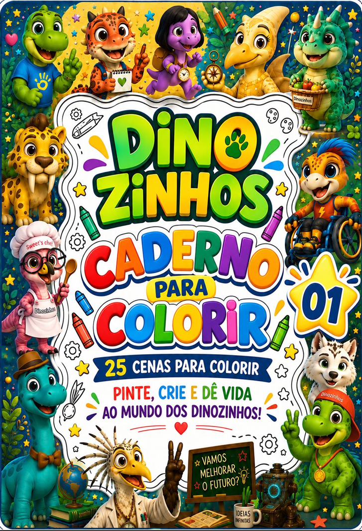 Caderno para Colorir 01