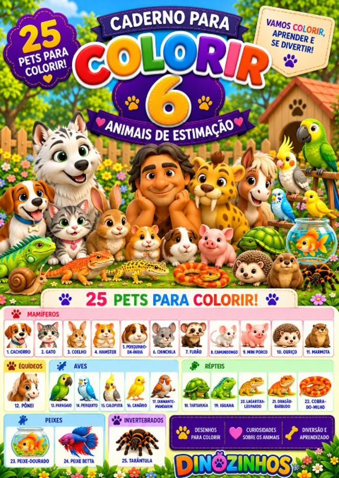 Caderno para Colorir 06