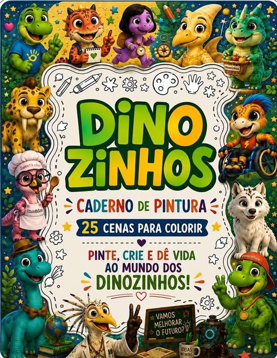 Livro para colorir - Caderno de Pintura