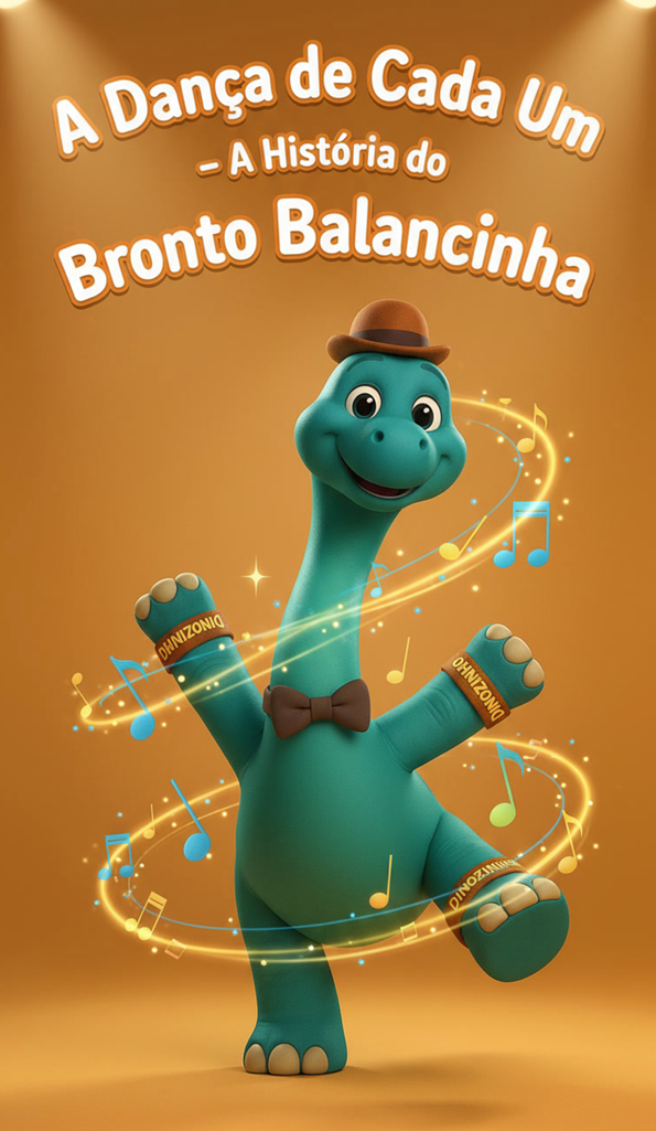 Livro A dança de cada um - A história do Bronto Balancinha
