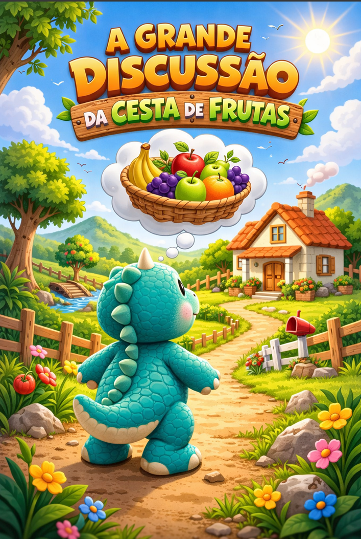 Livro A grande discussão da cesta de frutas