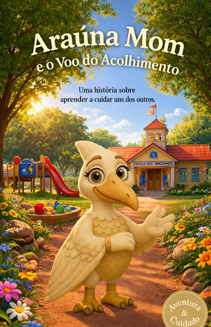 Livro Araúna Mom e o voo do acolhimento